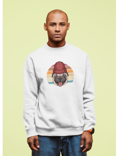 HAVHAV BASKILI SWEATSHİRT  - OVERSİZE KESİM --