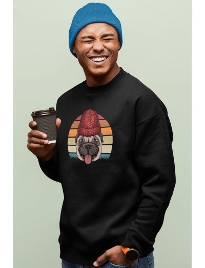 HAVHAV BASKILI SWEATSHİRT  - OVERSİZE KESİM 