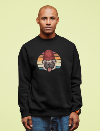 HAVHAV BASKILI SWEATSHİRT  - OVERSİZE KESİM --