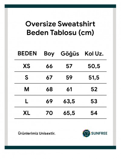 ADVANTURE BASKILI SWEATSHİRT  - OVERSİZE KESİM --