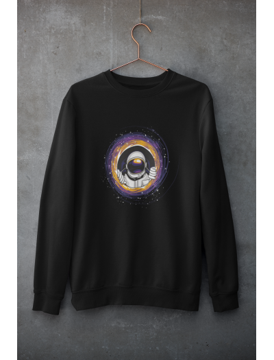 ASTRONOT BASKILI SWEATSHİRT  - OVERSİZE KESİM --