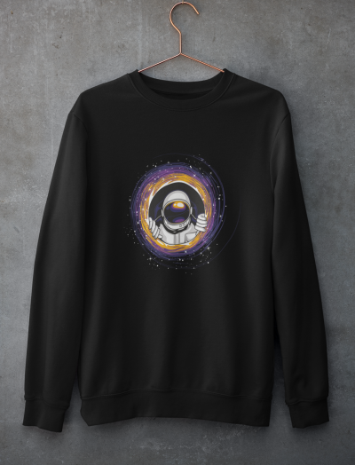 ASTRONOT BASKILI SWEATSHİRT  - OVERSİZE KESİM --
